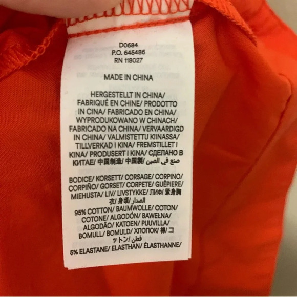 Boden Ribbed Halterneck Midi Dress in Orange Size 16 Size 18 NWT New - Picture 13 of 14